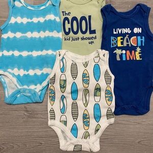Boy’s 0-3 month Sleeveless Onesies